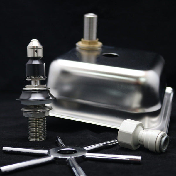 Rhino Pitcher Rinser Square 150mm Spinjet CoffeeRoast Co.