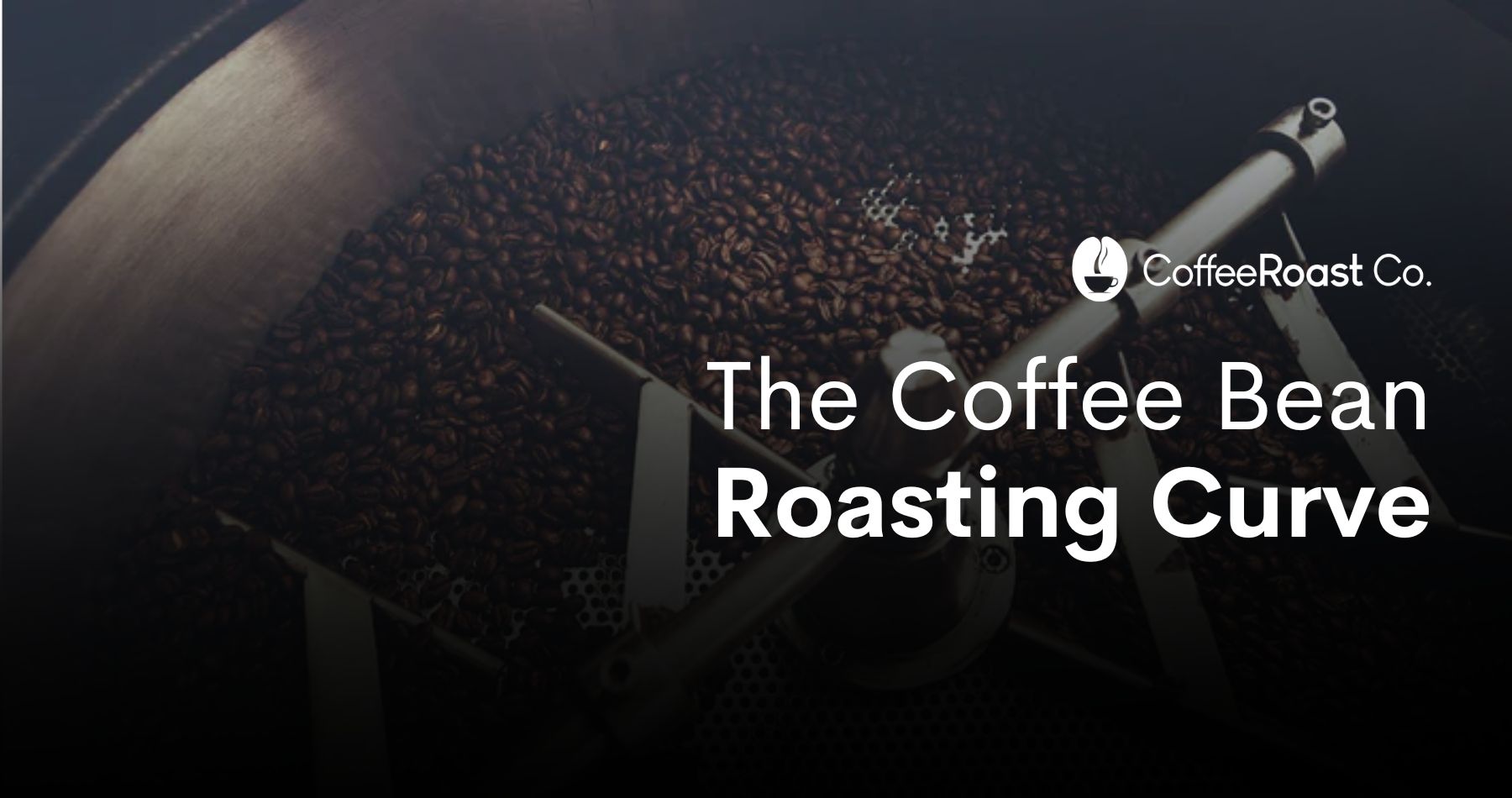 Coffee beans in a roasting machine