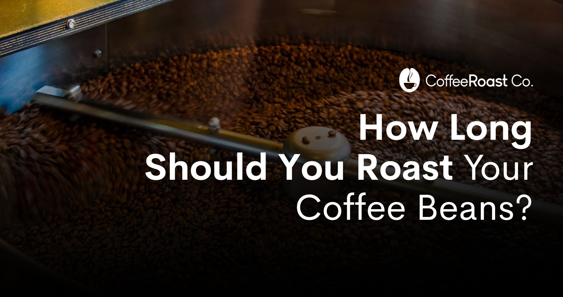 Coffee beans in a roasting machine