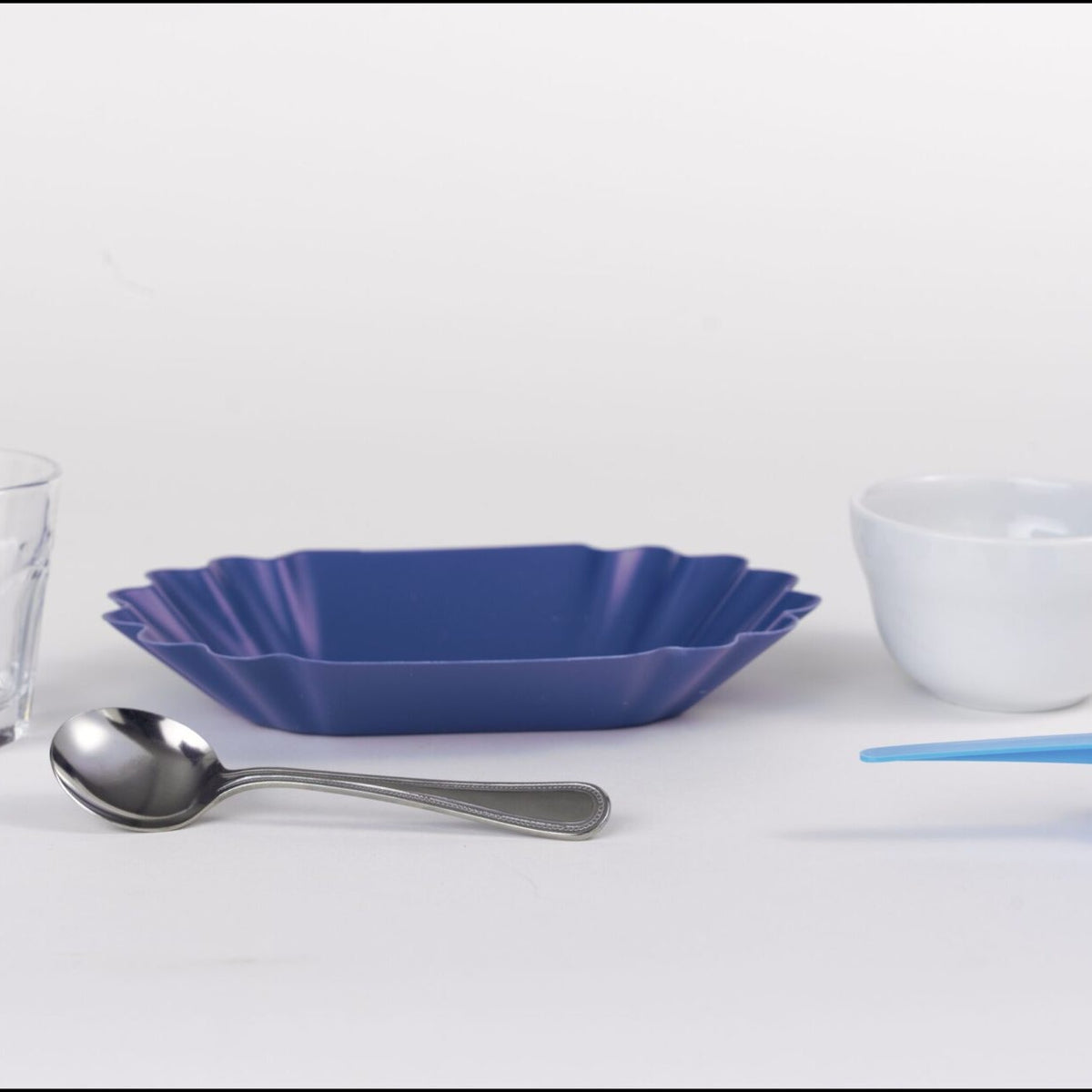 Rattleware Oval Coffee Bean Tray, Blue (Dozen) — image 5