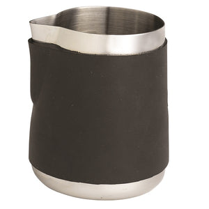 Rattleware 12 oz Handle-Free Macchiato Pitcher with Rubber Shell — image 1