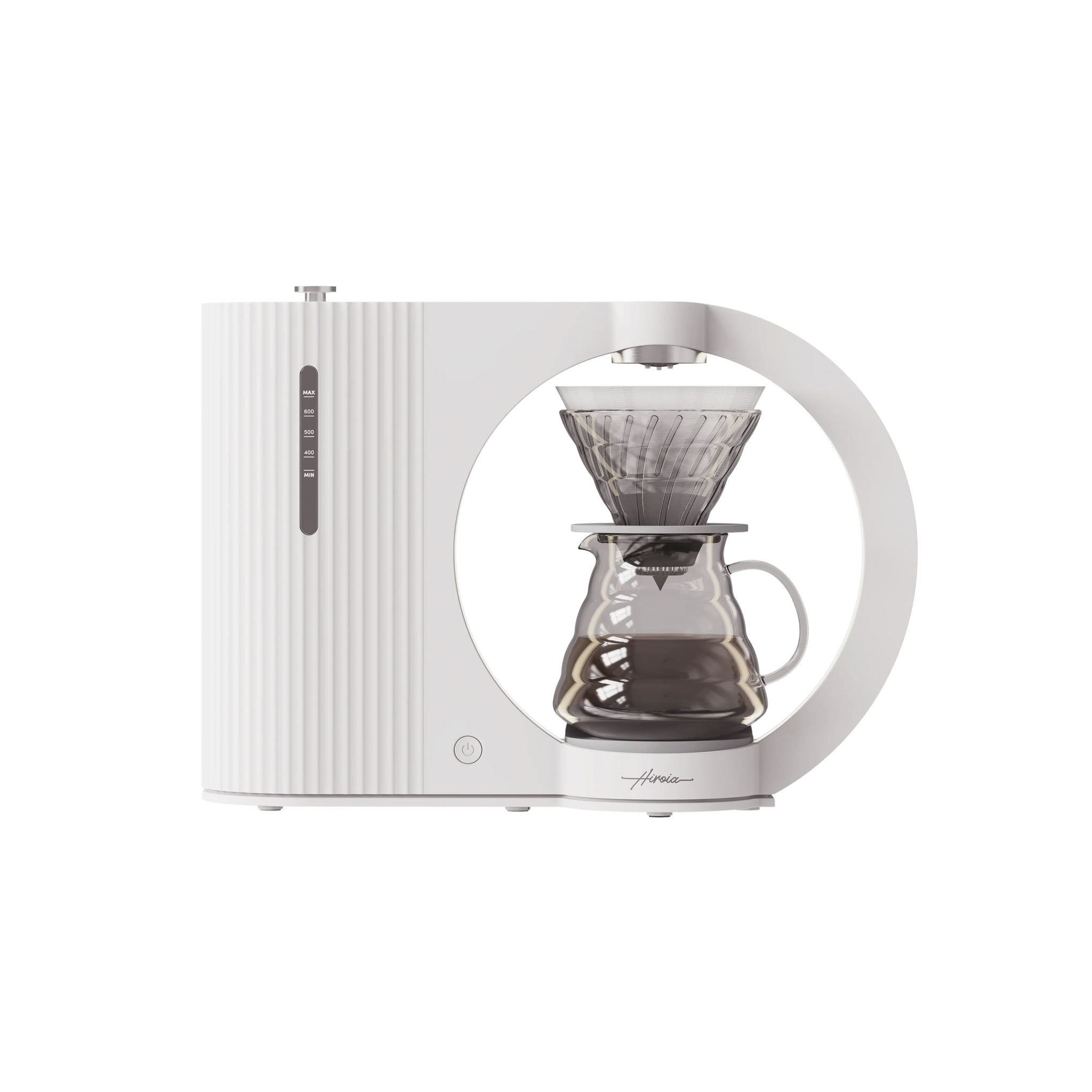 【R32】Hikaru V60 Smart Brewer【HARIO】 Hiroia Hikaru V60 Smart Brewer - White | CoffeeRoast Co.