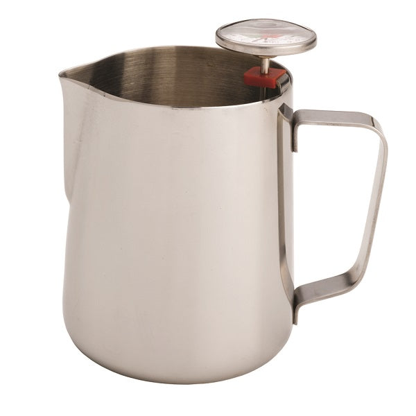 Rattleware Stainless Steel Latte Art Pitcher with Thermometer Clip — image 1
