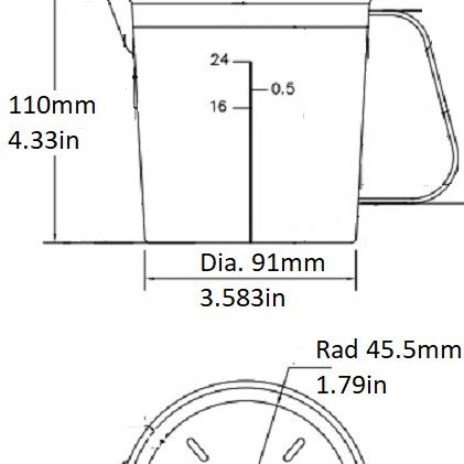 Rattleware Graduated Stainless Steel Milk Pitcher — image 2