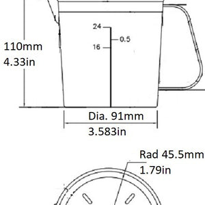 Rattleware Graduated Stainless Steel Milk Pitcher — image 2