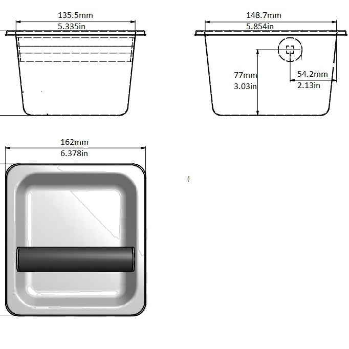 Rattleware Stainless Steel Knock Box — image 2