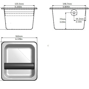 Rattleware Stainless Steel Knock Box — image 2