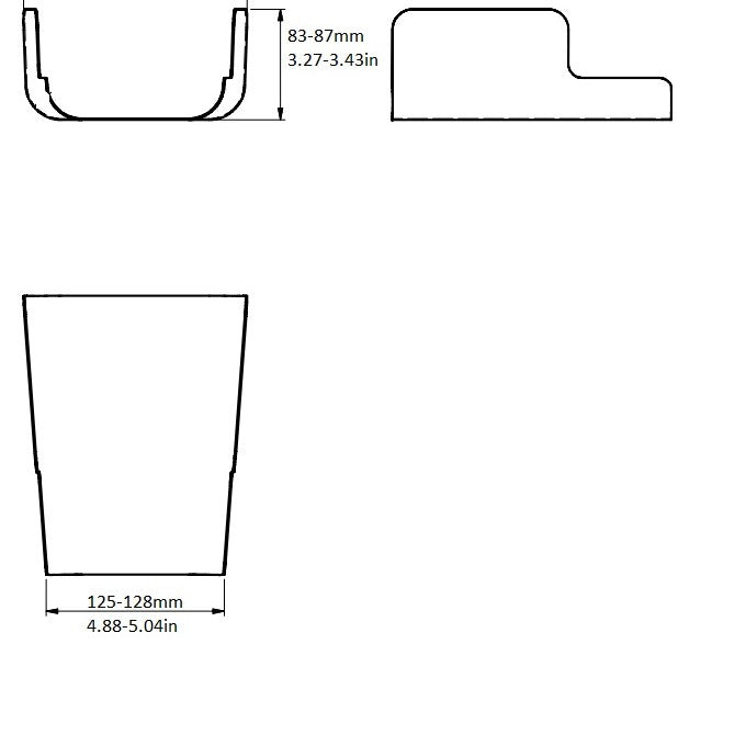Rattleware Knock Box Splash Guard, Stainless Steel — image 4