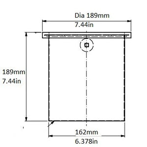 Rattleware Round Stainless Steel Knock Box — image 2