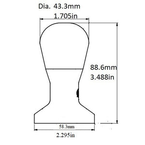 Rattleware Stainless Steel Flat-Bottom Espresso Tamper — image 5