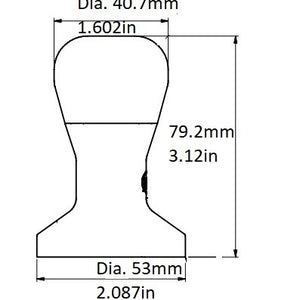 Rattleware Stainless Steel Flat-Bottom Espresso Tamper — image 6