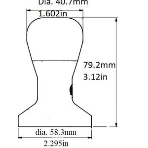 Rattleware Stainless Steel Flat-Bottom Espresso Tamper — image 4