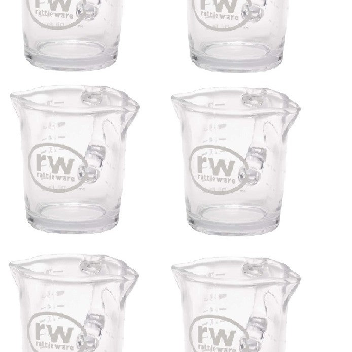 Rattleware Double Spout Shot Pitcher Glass Set of 6 — image 1