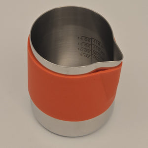 Rattleware Handle-Free Latte Art Pitcher with Silicone Sleeve — image 3