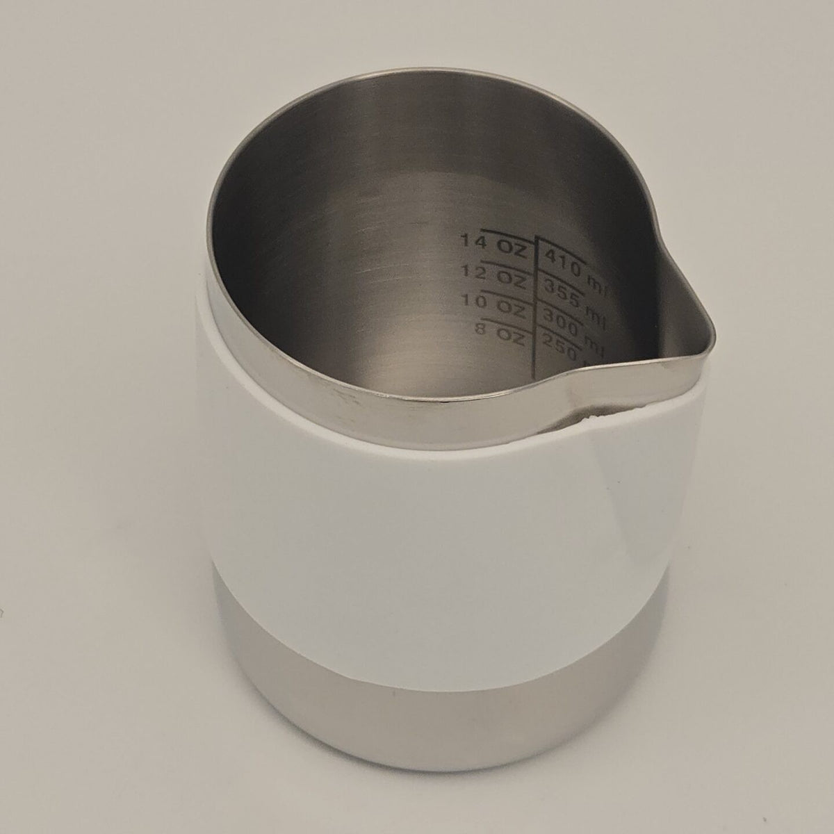 Rattleware Handle-Free Latte Art Pitcher with Silicone Sleeve — image 4