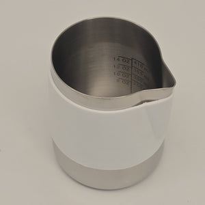 Rattleware Handle-Free Latte Art Pitcher with Silicone Sleeve — image 4