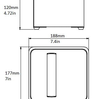 Rattleware Basic Knock Box Set with Removable Bar and Tray — image 4