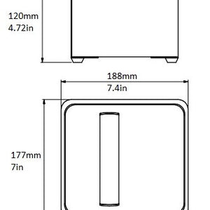 Rattleware Basic Knock Box Set with Removable Bar and Tray — image 4