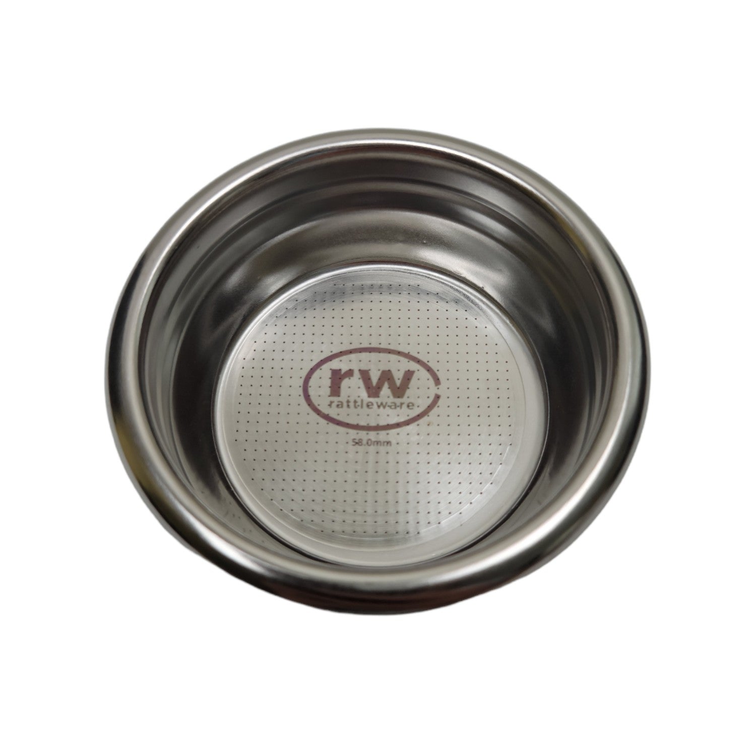 Rattleware 58mm Portafilter Basket, Stainless Steel — image 1