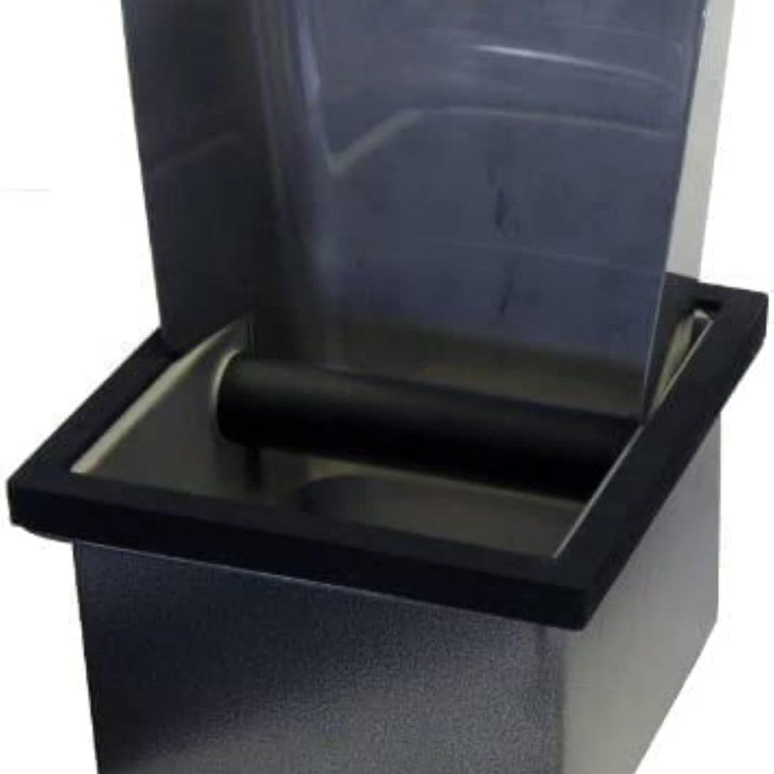 Rattleware Stainless Steel Knock Box with Splash Guard — image 1