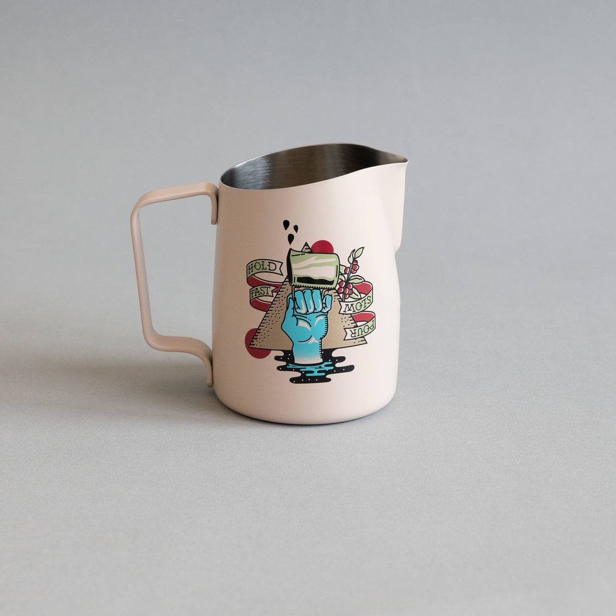 WPM x Slow Pour Supply 15oz Round Spout Latte Art Pitcher — image 3
