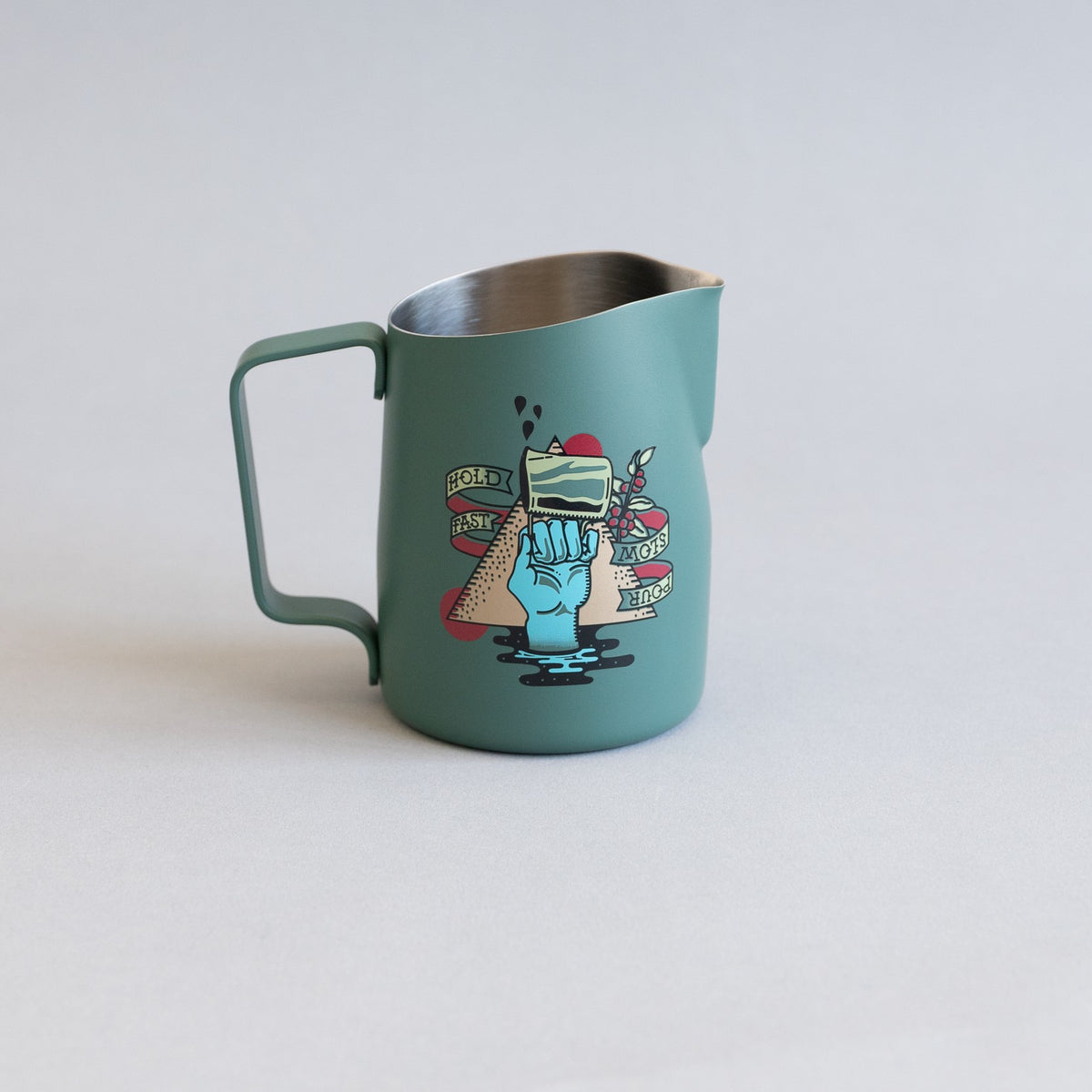 WPM x Slow Pour Supply 15oz Round Spout Latte Art Pitcher — image 2