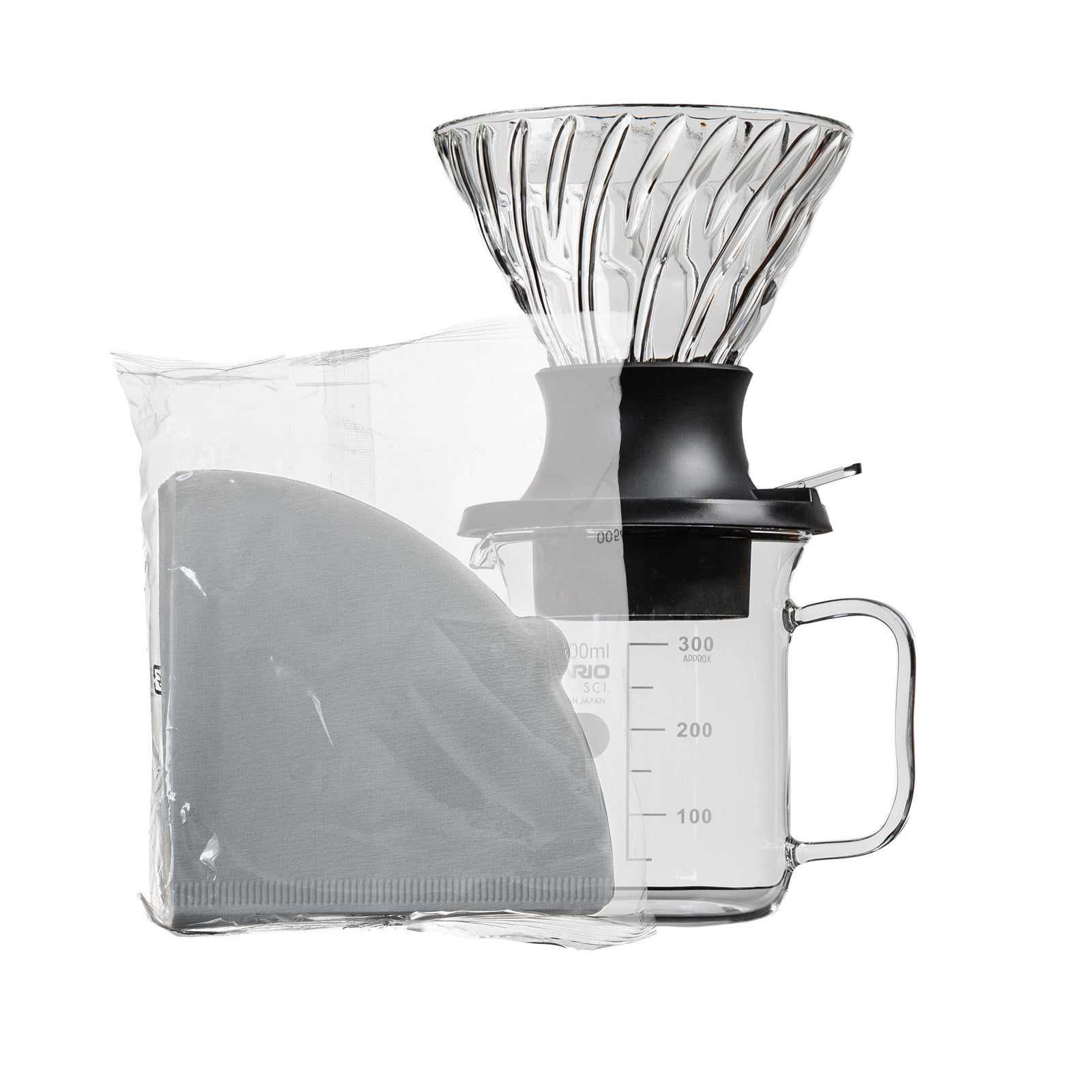 Hario V60 Switch Glass Dripper and Server Set 02 — image 1