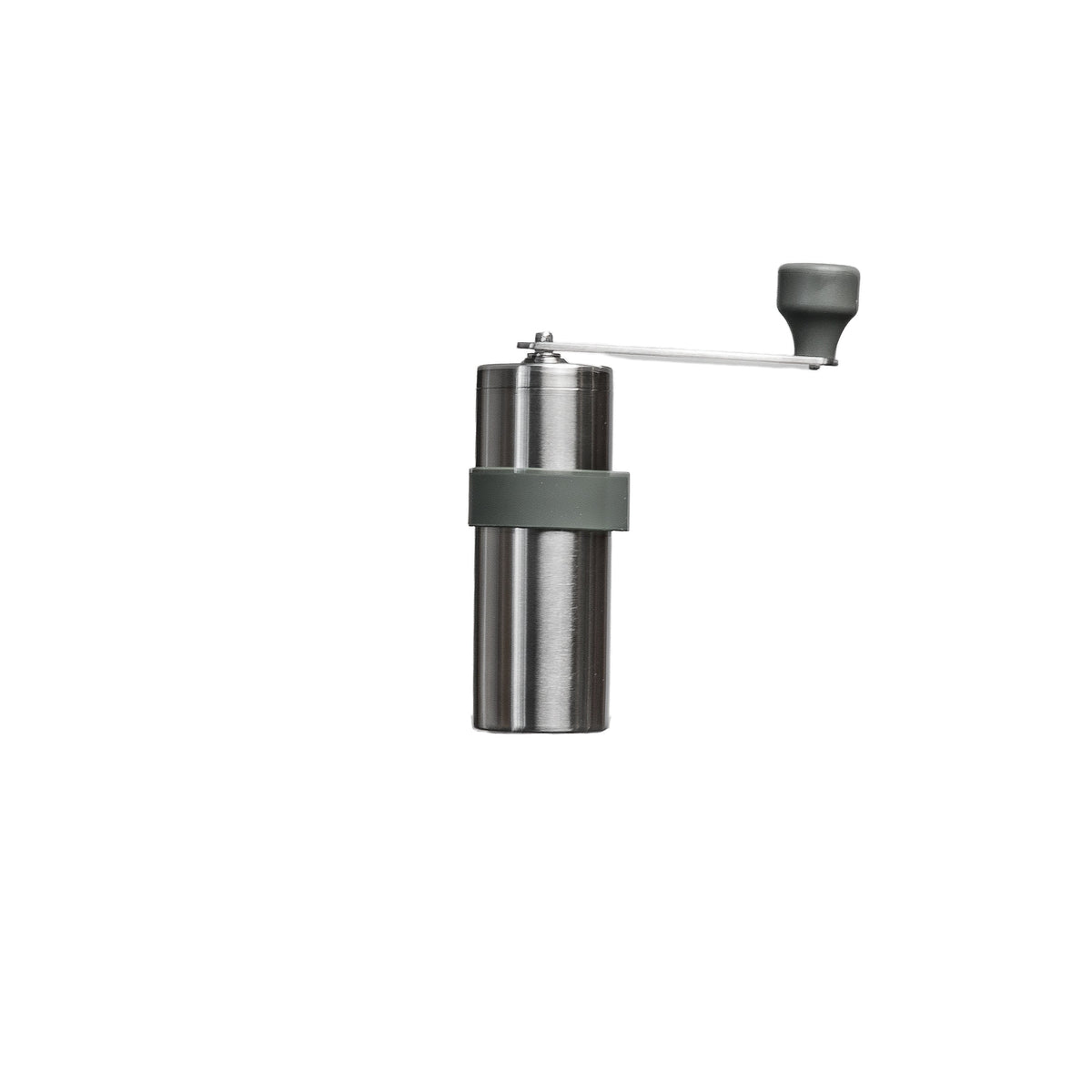 Hario Outdoor V60 Metal Coffee Mill, Hairline Silver — image 1