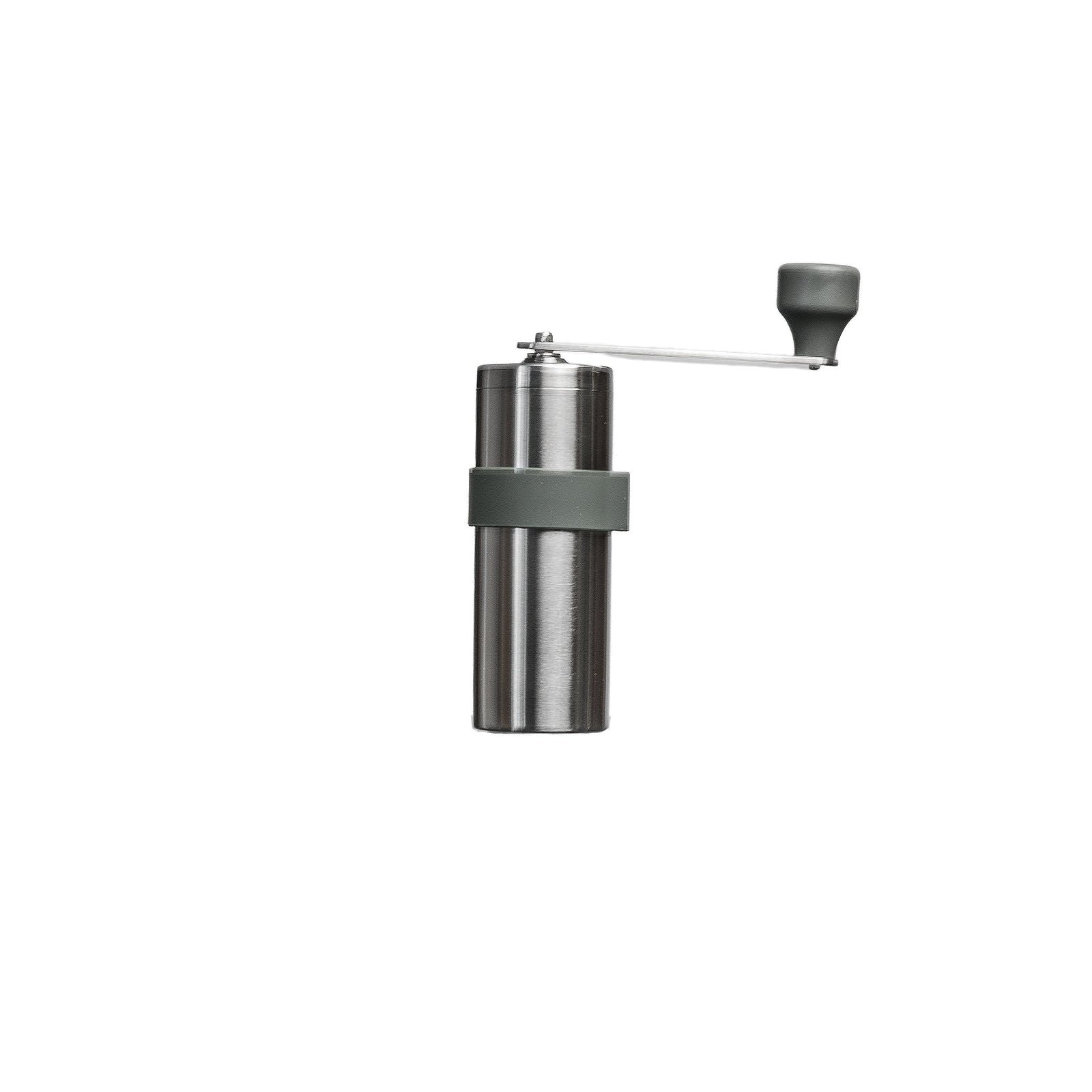 Hario Outdoor V60 Metal Coffee Mill, Hairline Silver — image 1