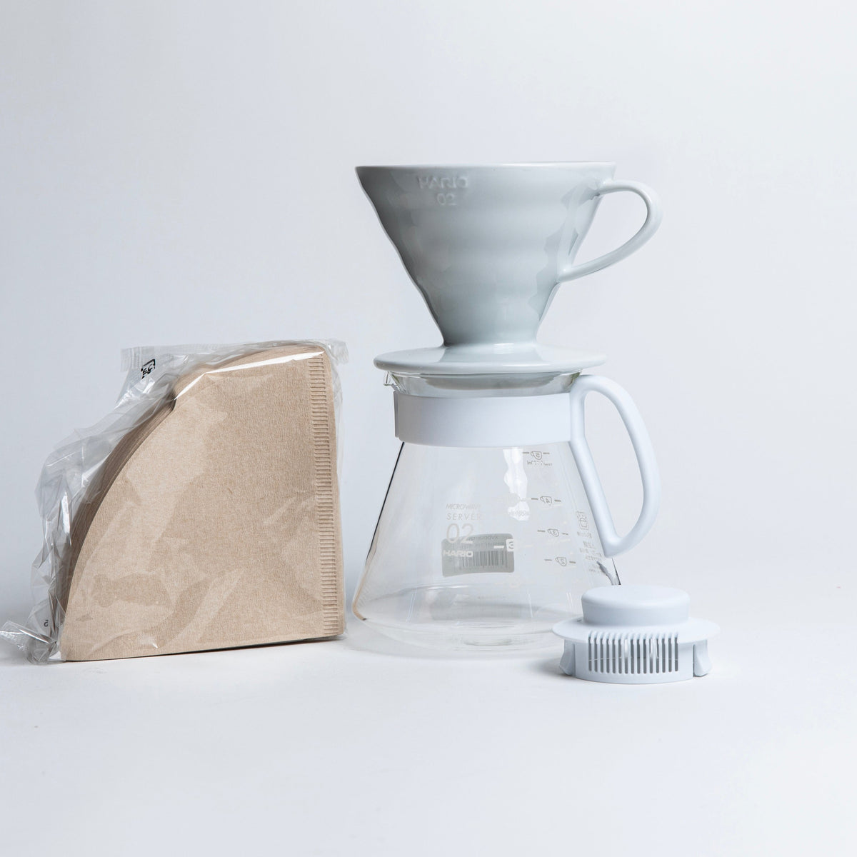 Hario V60 Ceramic Pour Over Coffee Set, Size 02 — image 1