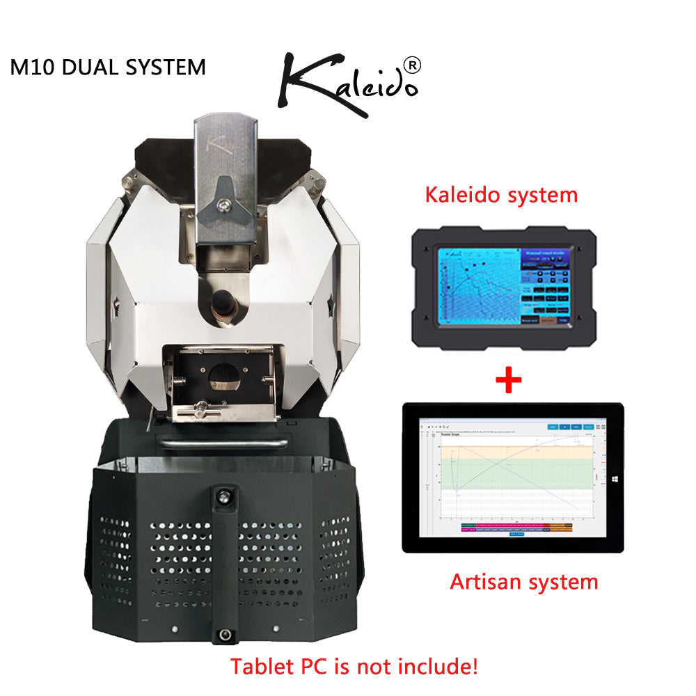 Kaleido Sniper M10s Dual System Electric Coffee Roaster 1.2KG (Kaleido + Artisan System) Version 2 Sealed - 120V