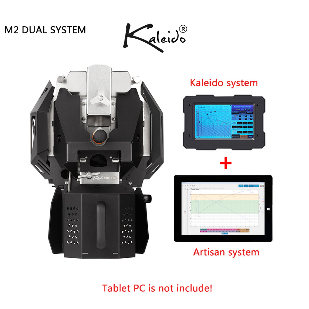 Kaleido Sniper M2s Dual System Electric Coffee Roaster 400g (Kaleido + Artisan) Version 2 Sealed - 120V