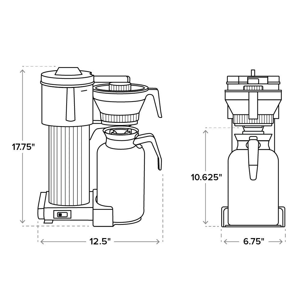 Moccamaster CDT Grand - Café / Office Brewer