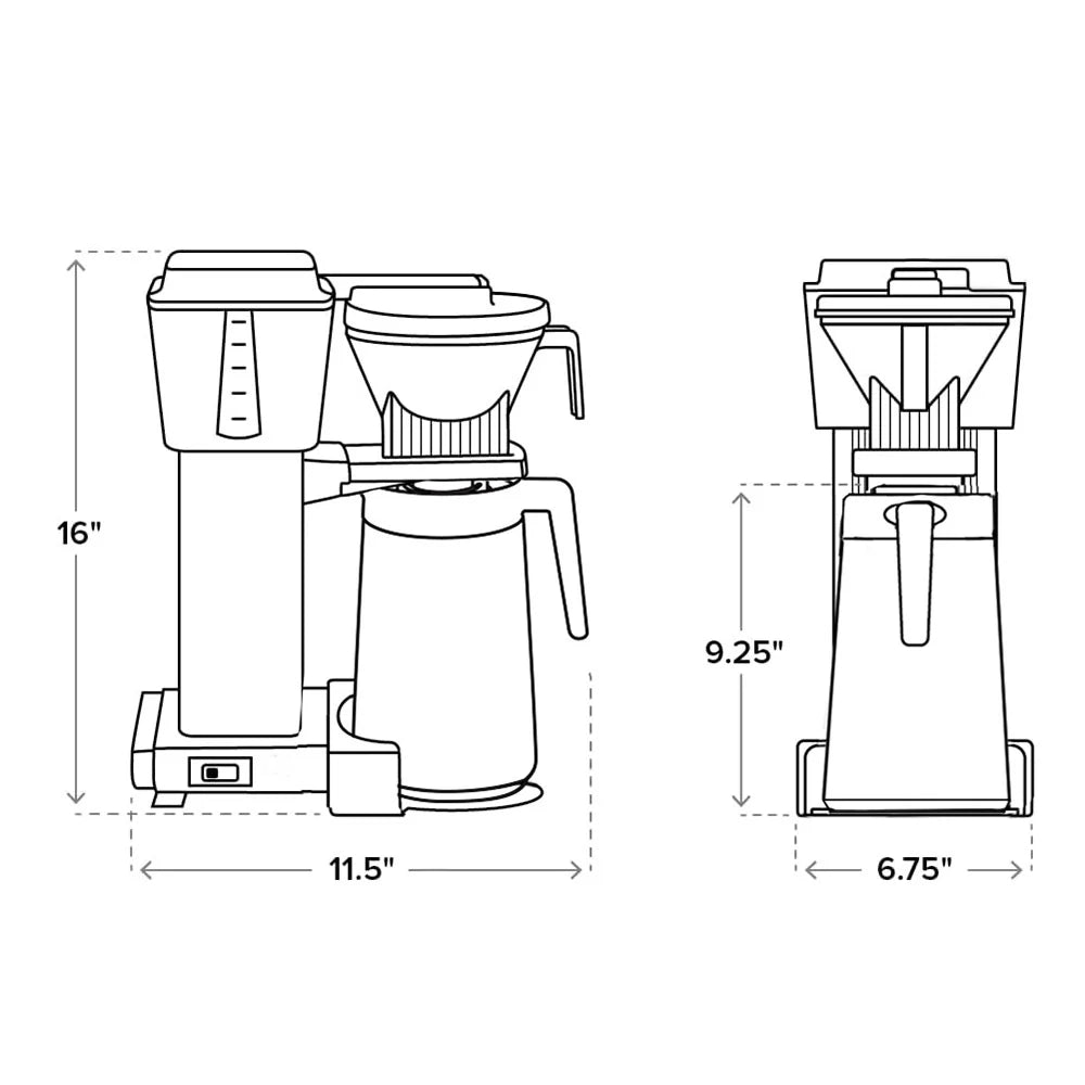 Moccamaster KBGT - Thermal Carafe Brewer