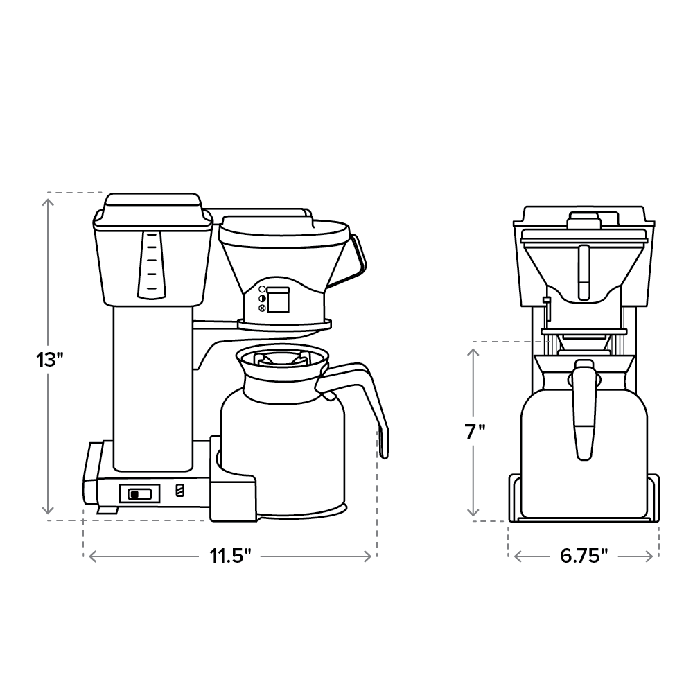 Moccamaster KBTS - Thermal Carafe Brewer