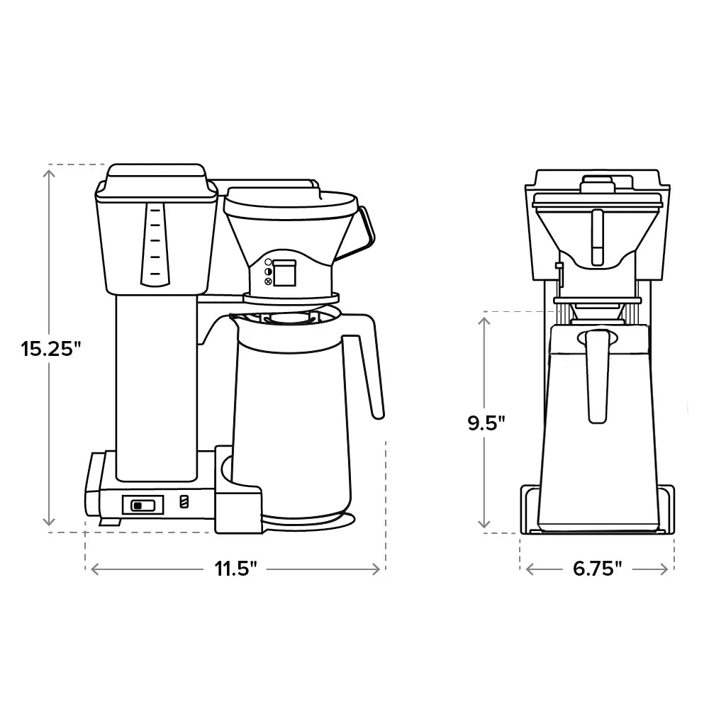 Moccamaster KBT - Thermal Carafe Brewer