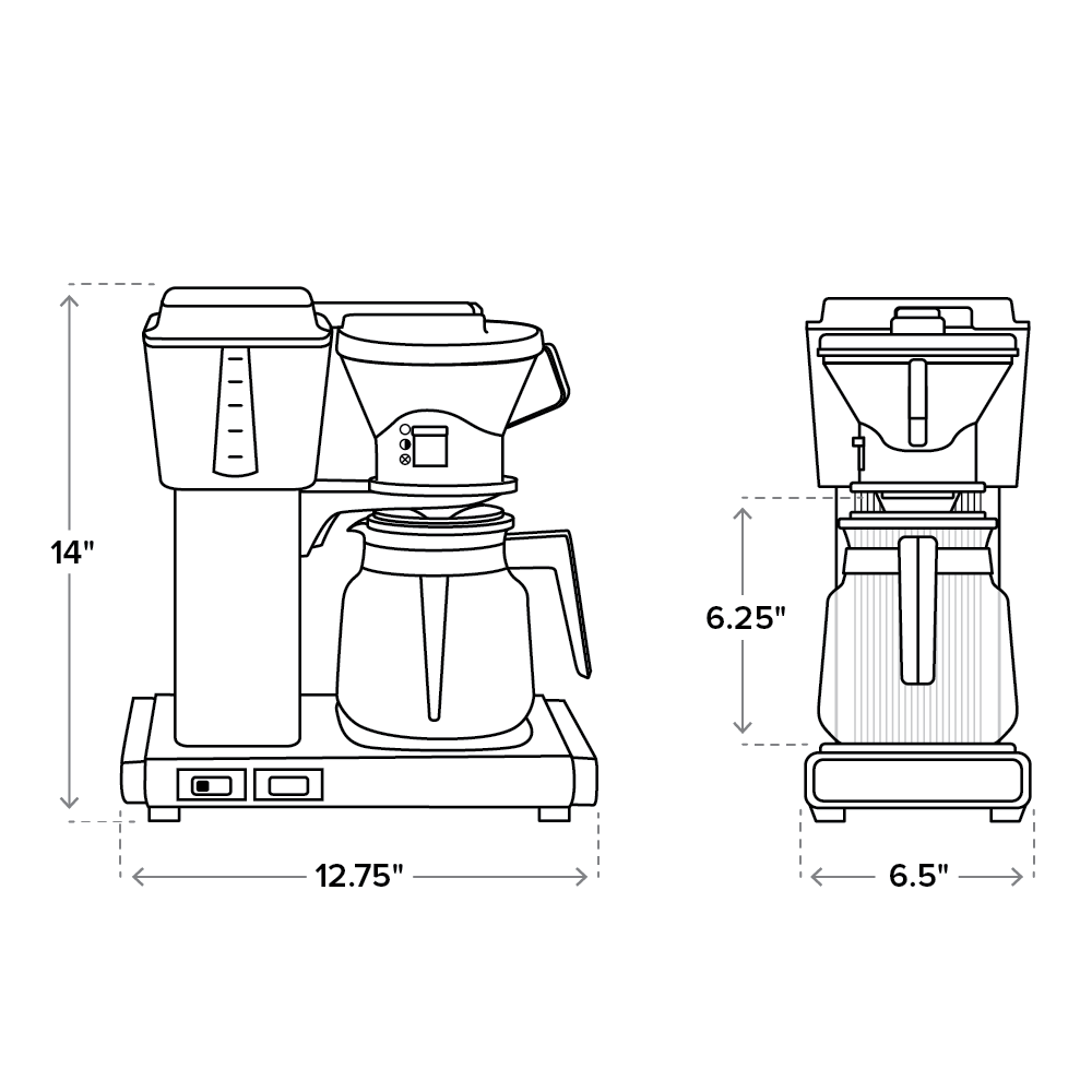 Moccamaster KB - Glass Carafe Brewer