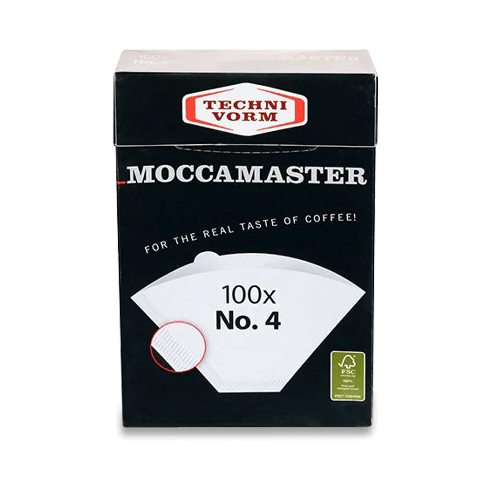 Moccamaster #4 White Paper Coffee Filters