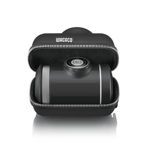 Wacaco Picopresso portable espresso maker inside its open protective case