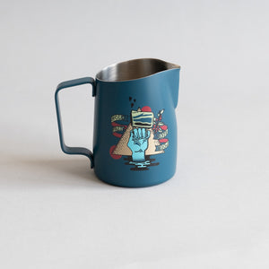 WPM x Slow Pour Supply 15oz Round Spout Latte Art Pitcher — image 1
