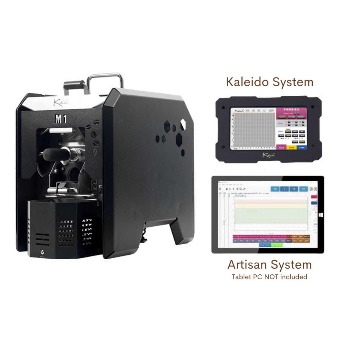 Kaleido Sniper M1 Electric Coffee Roaster (200g Capacity) - Artisan + Kaleido System (Version 2)
